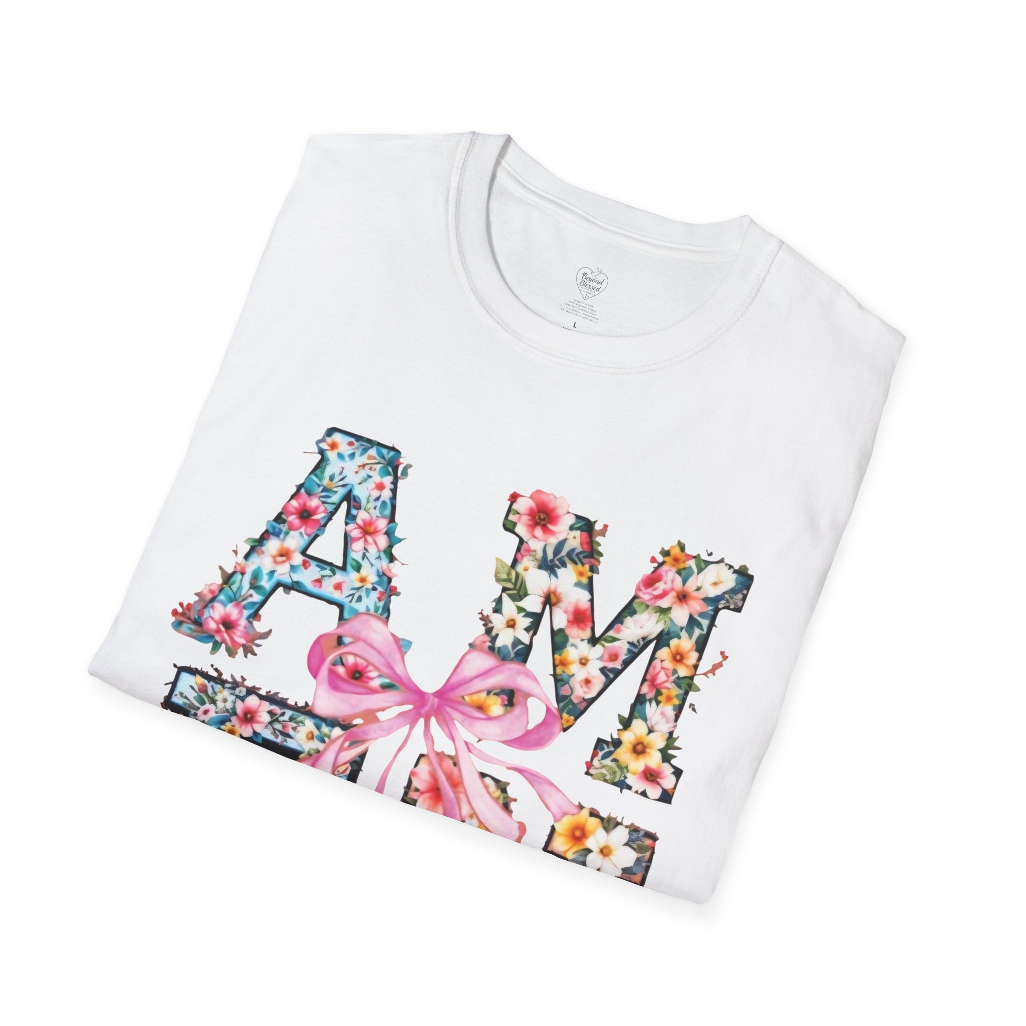 Amen Patchwork Flower Jesus T-Shirt