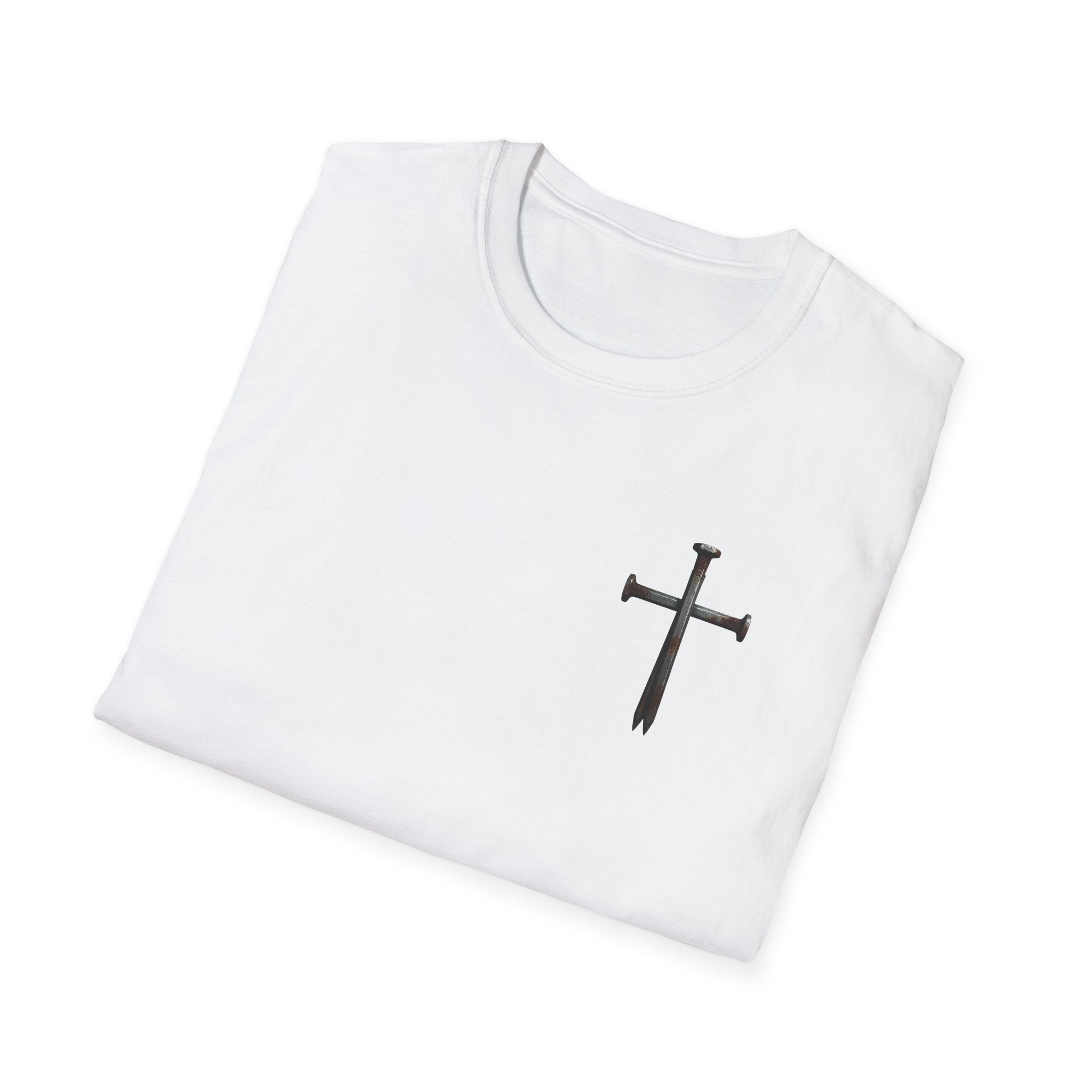 Faith Over Fear Christian T-Shirt with Cross