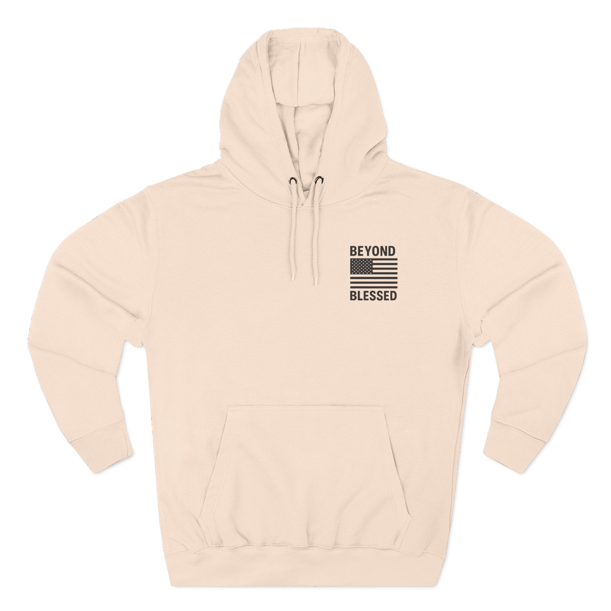 Yahweh Christian Hoodie - Heavyweight Fleece Prayer Apparel | Beyond Blessed Pale Pink