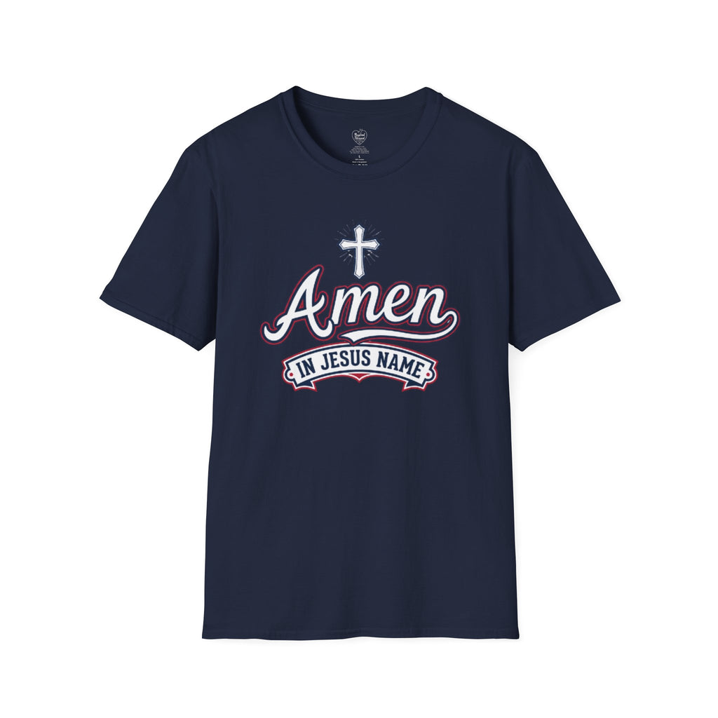 AMEN in Jesus Name Christian T-Shirt — Atlanta A Faith Tee