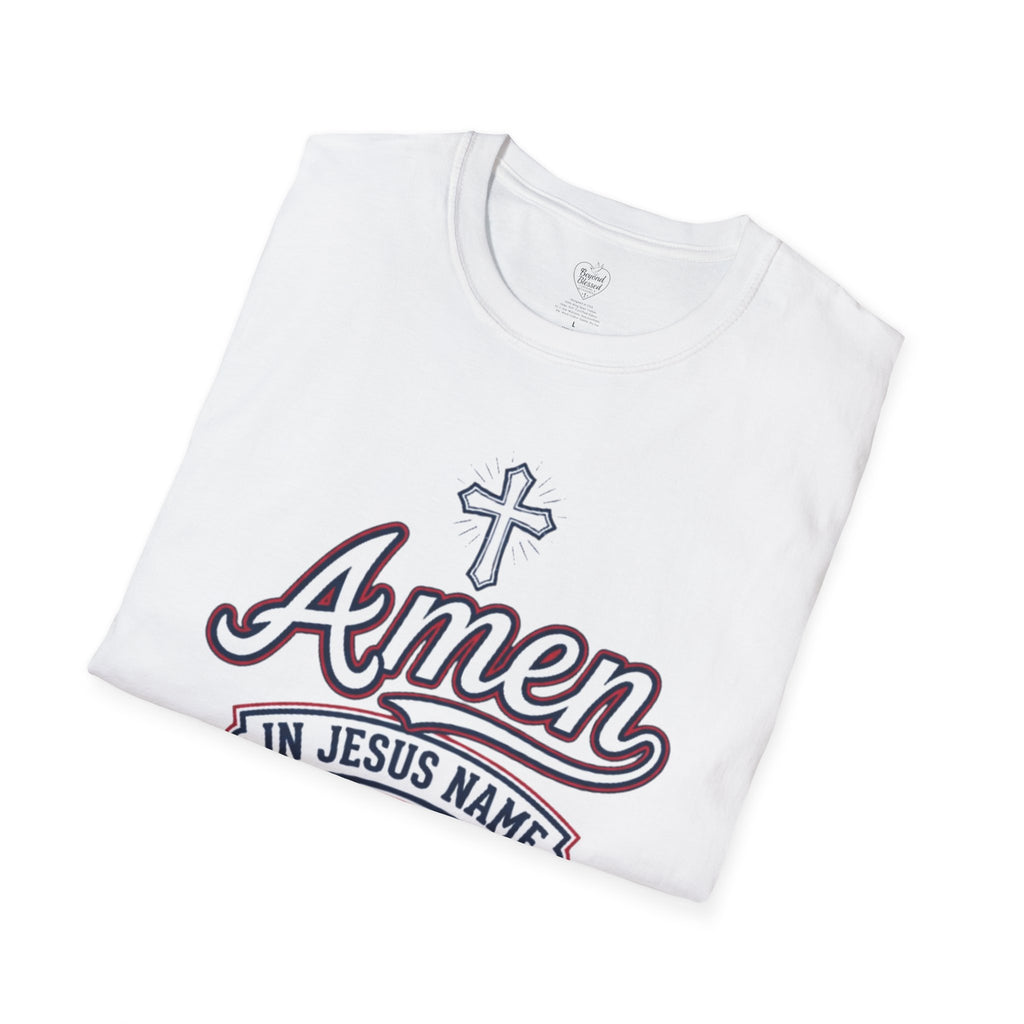 AMEN in Jesus Name Christian T-Shirt — Atlanta A Faith Tee