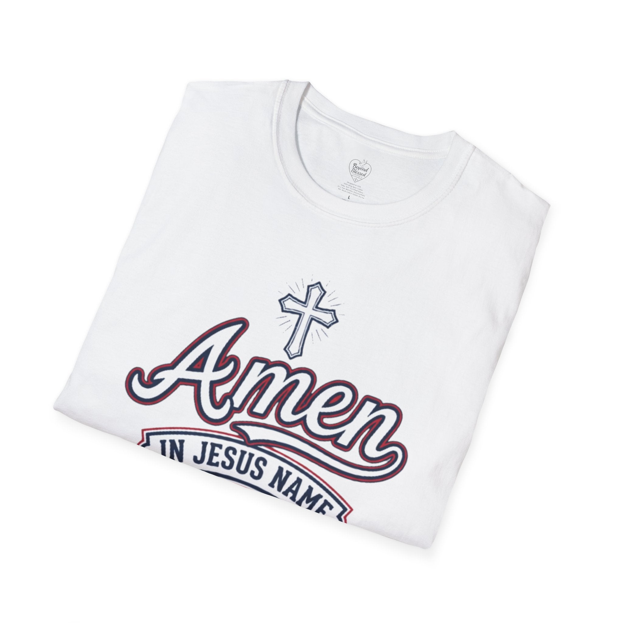 AMEN in Jesus Name Christian T-Shirt — Atlanta A Faith Tee