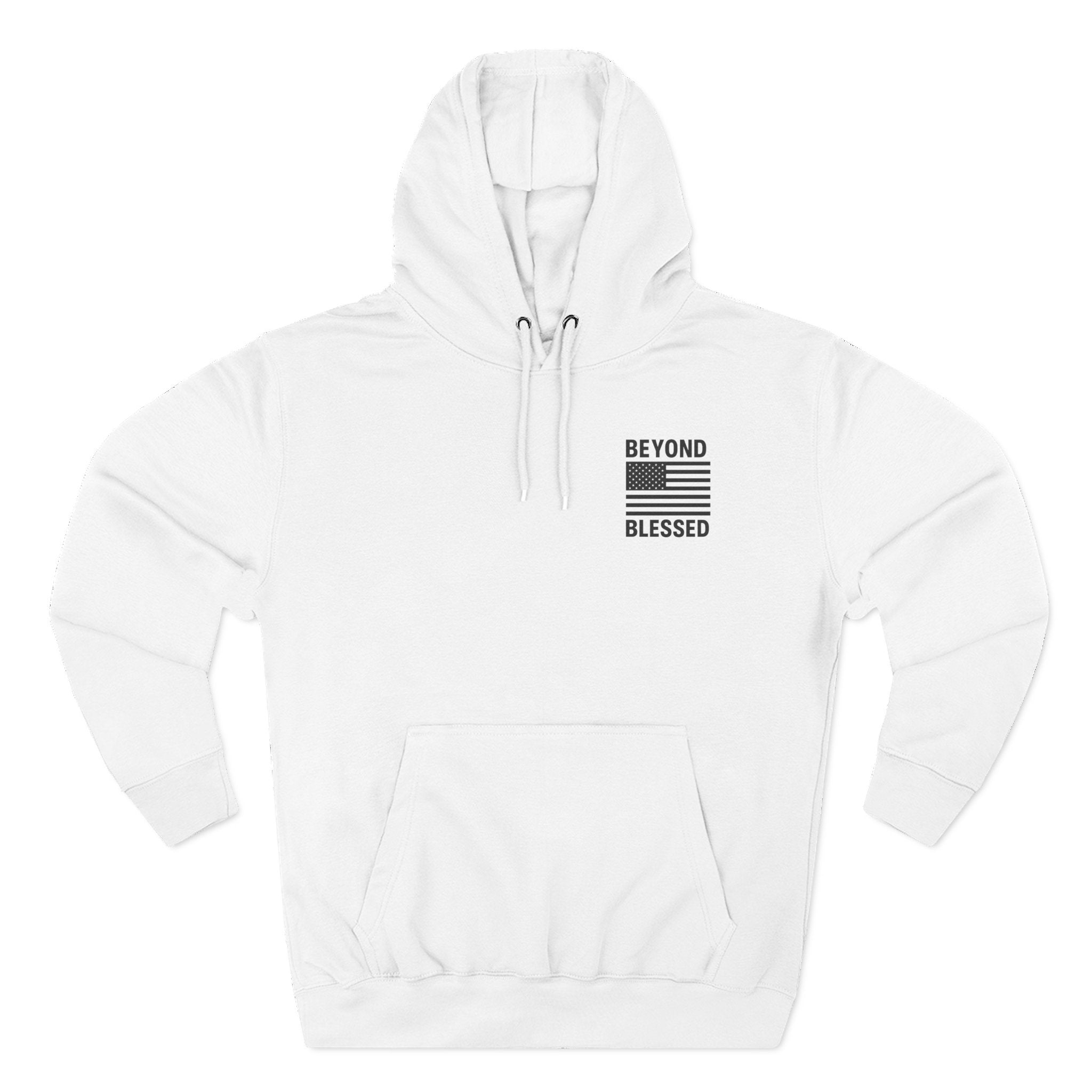 Yahweh Christian Hoodie - Heavyweight Fleece Prayer Apparel | Beyond Blessed White