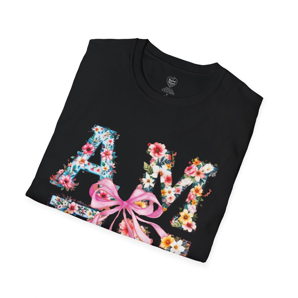 Amen Patchwork Flower Jesus T-Shirt