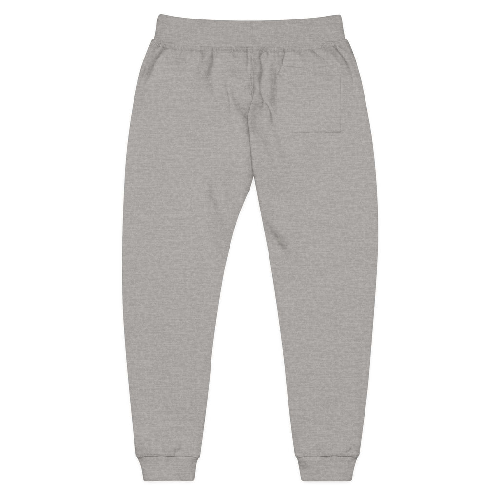 Embroidered Cross Sweatpants — Unisex Fleece Joggers