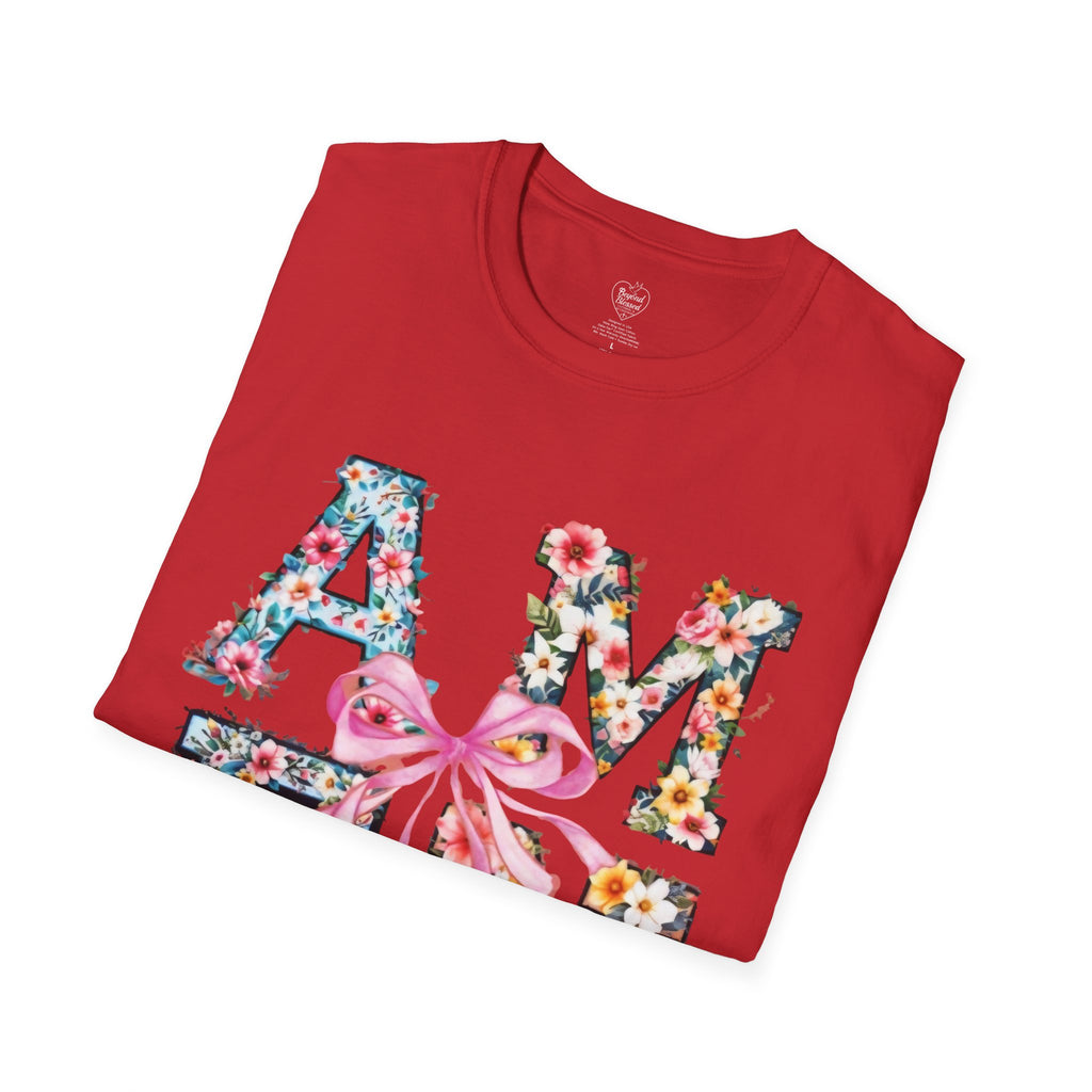 Amen Patchwork Flower Jesus T-Shirt
