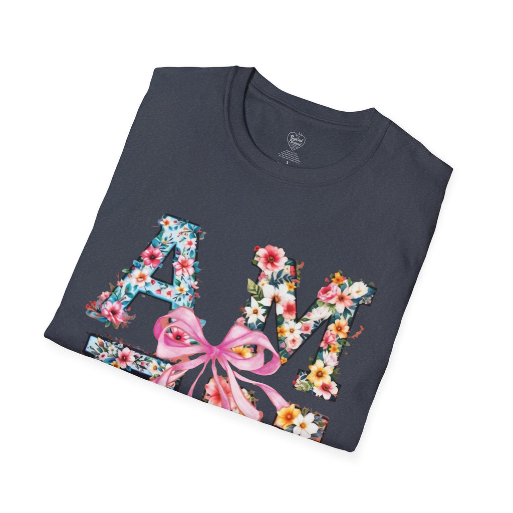 Amen Patchwork Flower Jesus T-Shirt