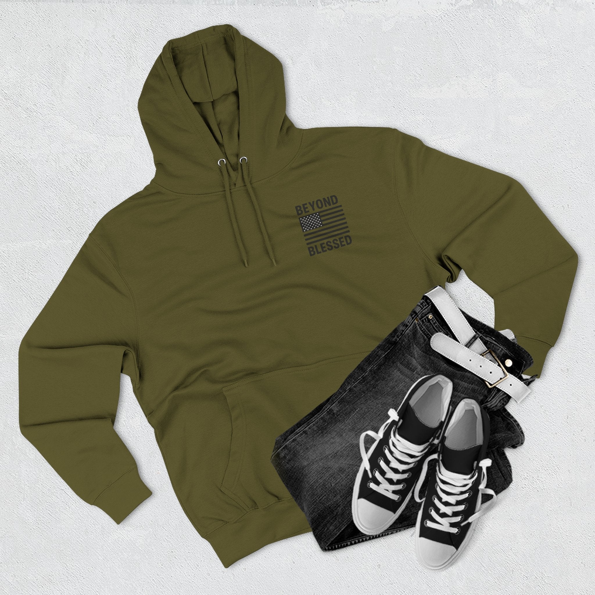 Yahweh Christian Hoodie - Heavyweight Fleece Prayer Apparel | Beyond Blessed
