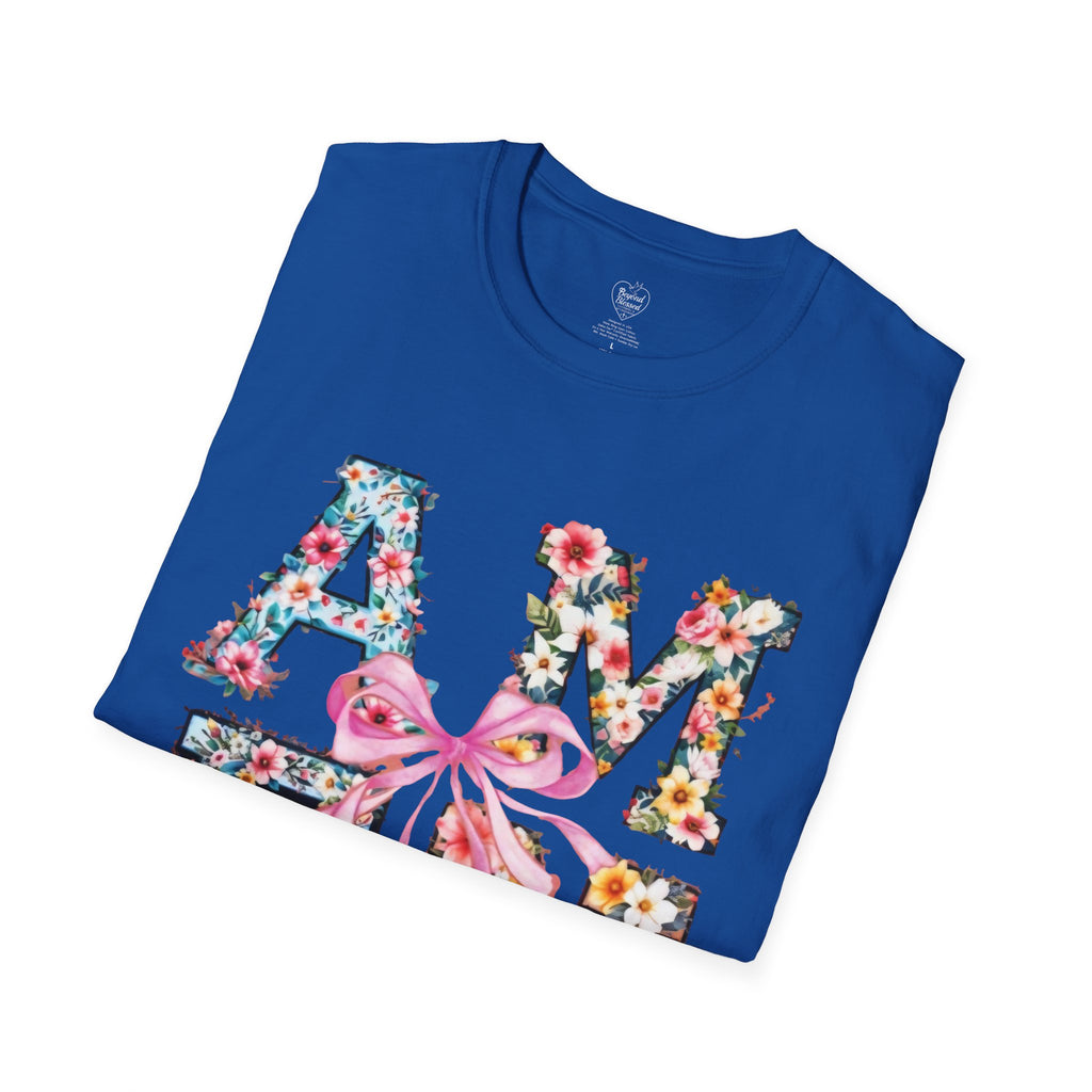 Amen Patchwork Flower Jesus T-Shirt