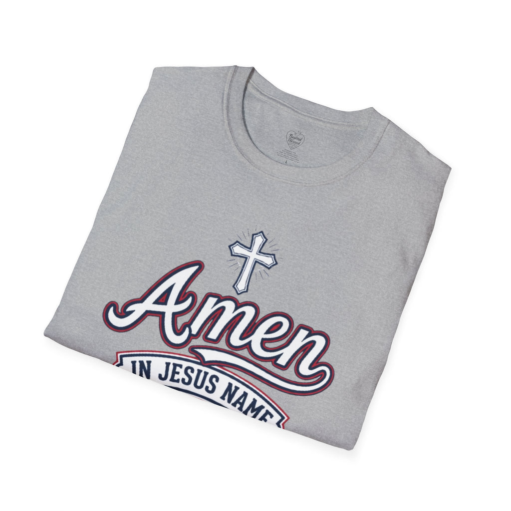 AMEN in Jesus Name Christian T-Shirt — Atlanta A Faith Tee