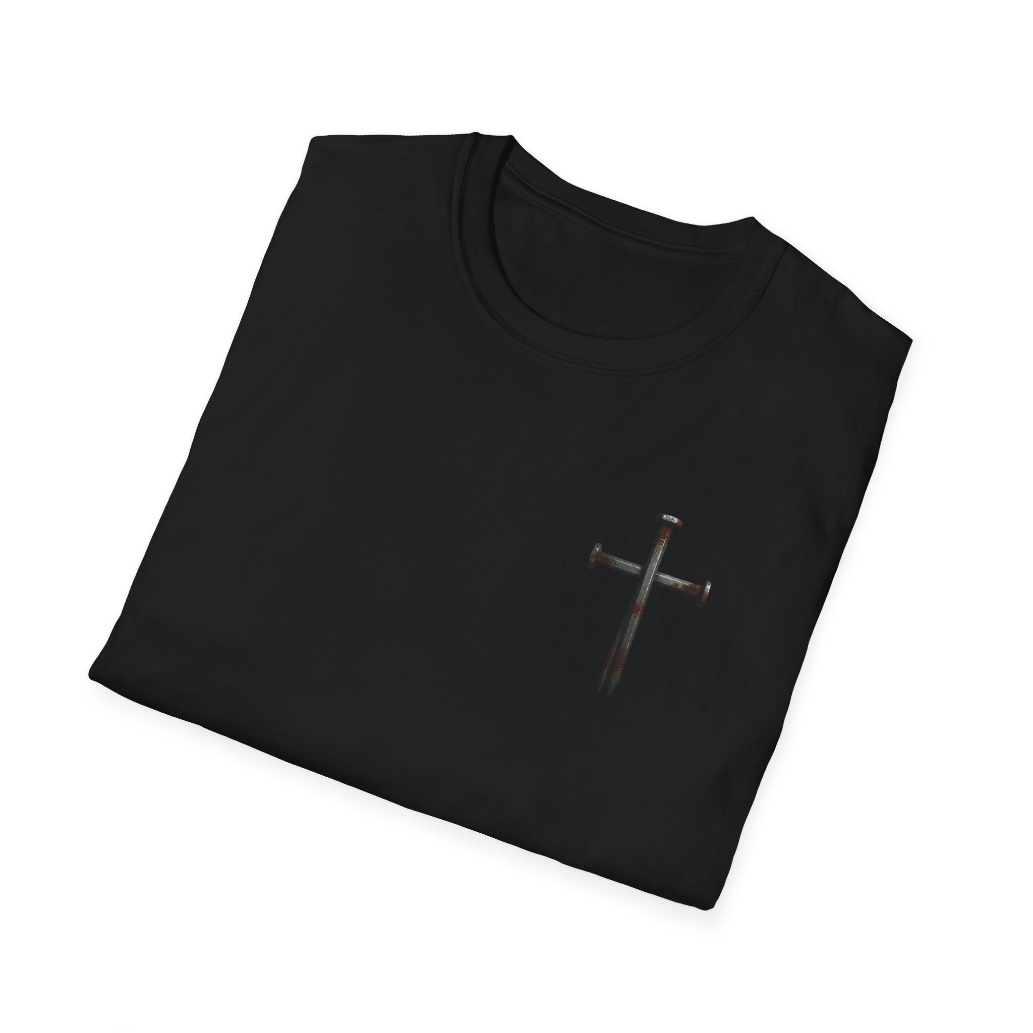 Faith Over Fear Christian T-Shirt with Cross