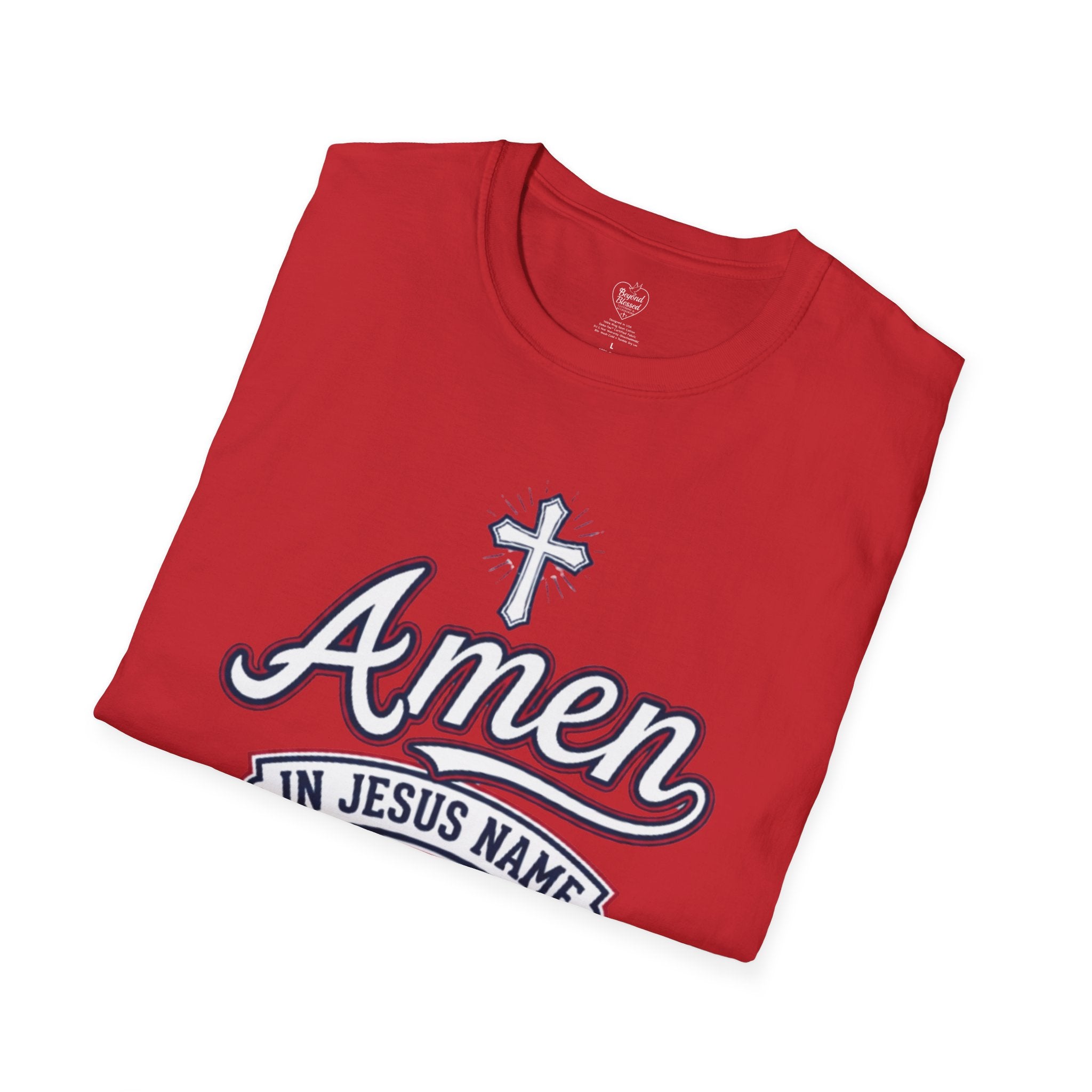 AMEN in Jesus Name Christian T-Shirt — Atlanta A Faith Tee