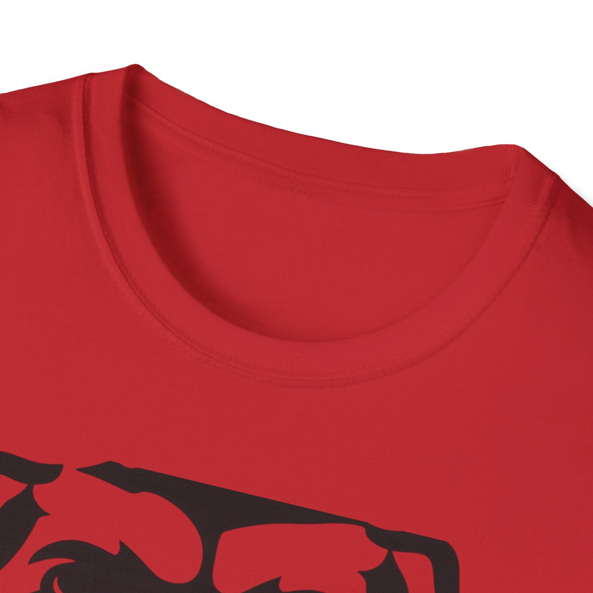 Dawgs Bulldog T-Shirt — Retro Red & Black Team Spirit Tee