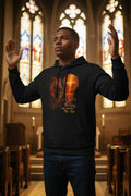 Christian Hoodie — "Jesus the Way the Truth the Life" Lion & Cross Black