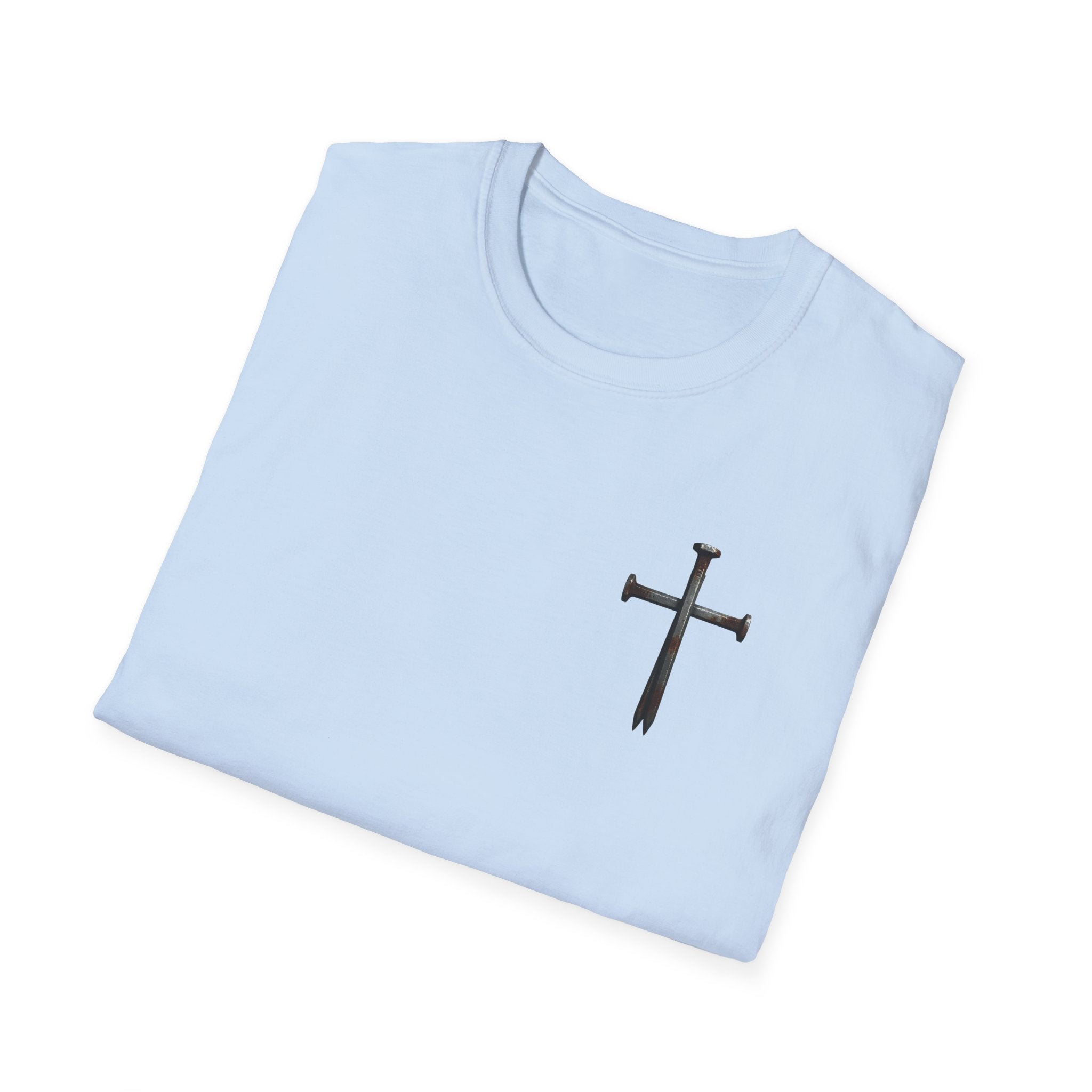 Faith Over Fear Christian T-Shirt with Cross