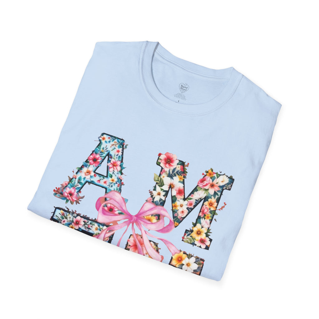Amen Patchwork Flower Jesus T-Shirt
