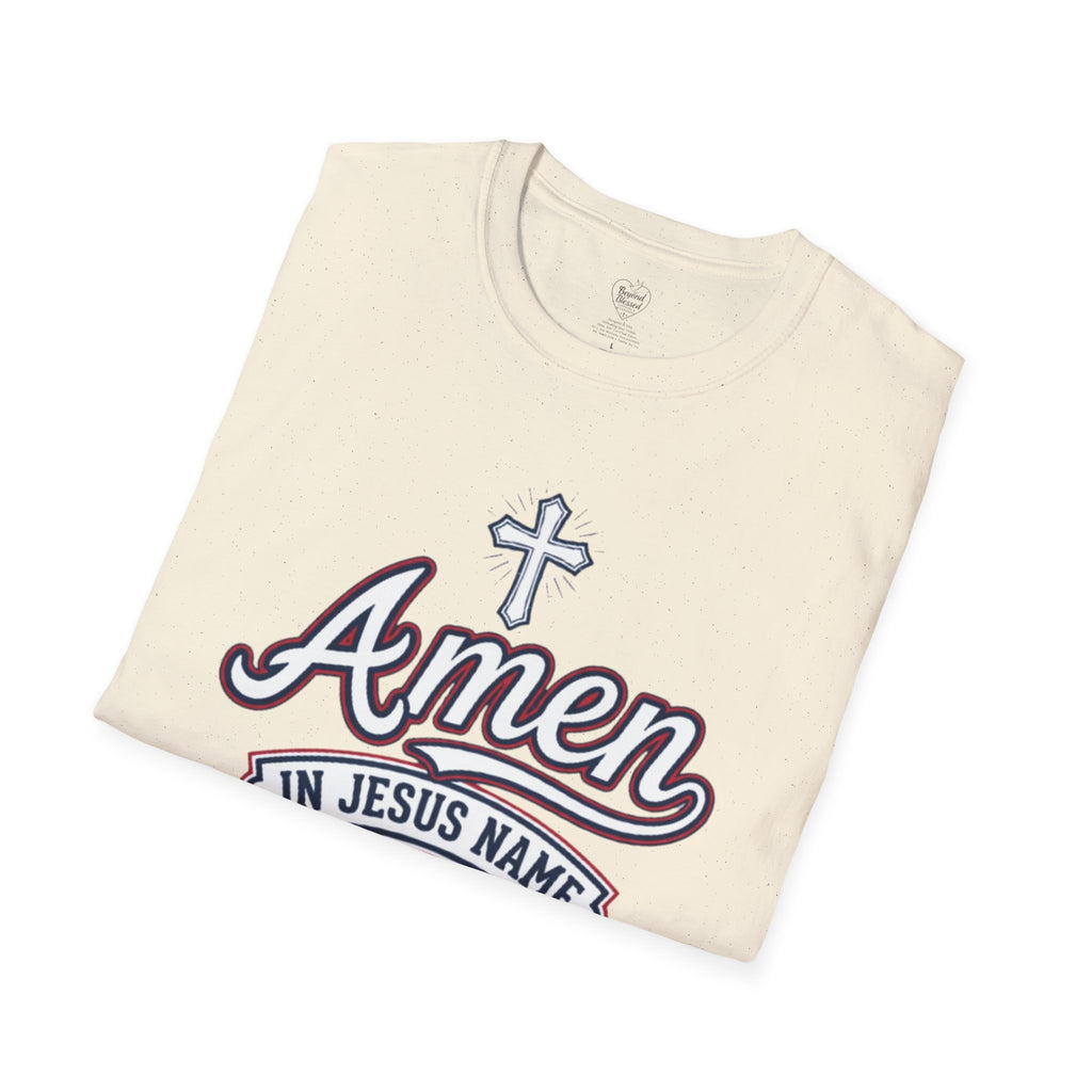 AMEN in Jesus Name Christian T-Shirt — Atlanta A Faith Tee