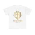 Forged in Faith Cross T-Shirt White