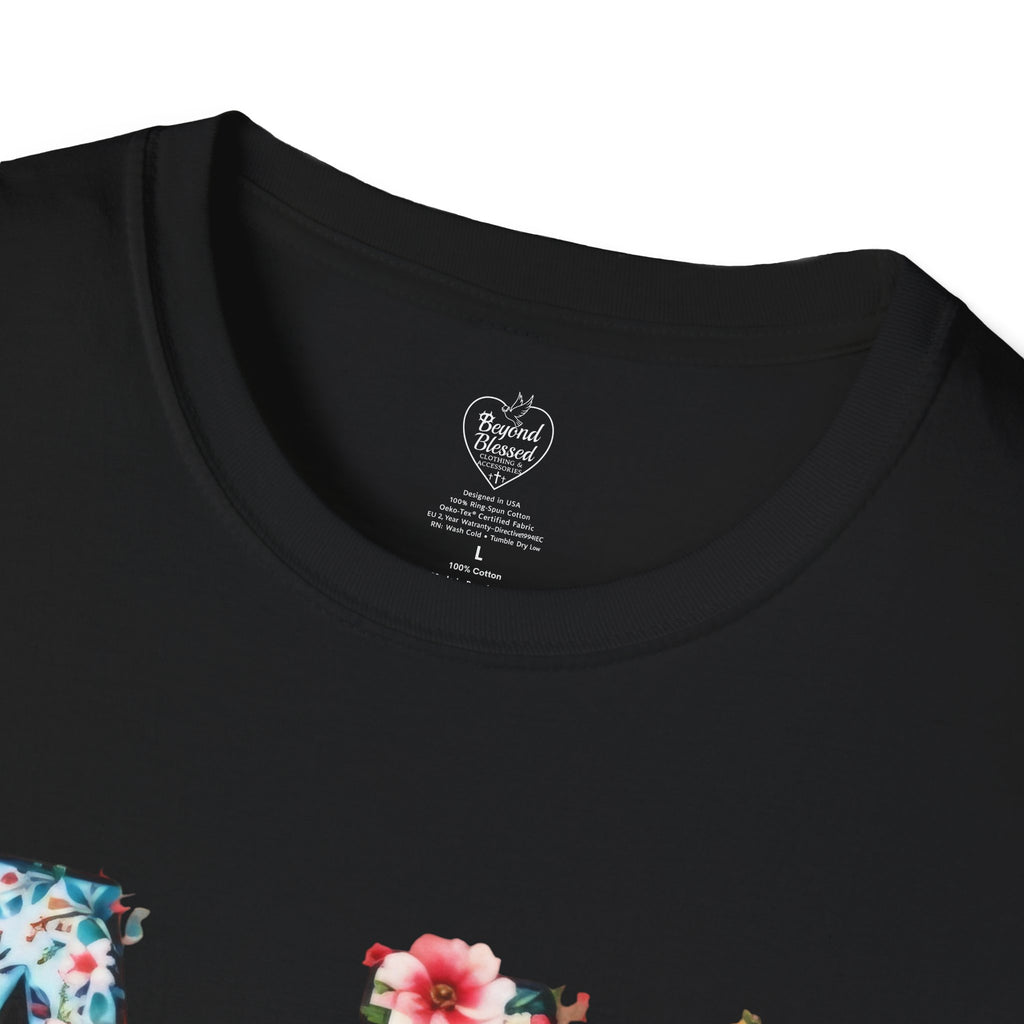 Amen Patchwork Flower Jesus T-Shirt