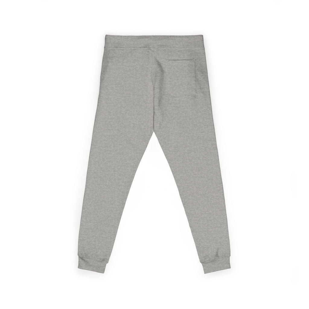 Embroidered Cross Sweatpants — Unisex Fleece Joggers